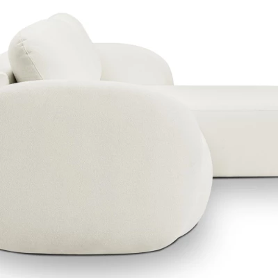 Schlafsofa mit Stauraum COBOURG 1 – cremefarben, rechte Ecke