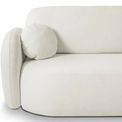 Schlafsofa mit Stauraum COBOURG 1 – cremefarben, rechte Ecke