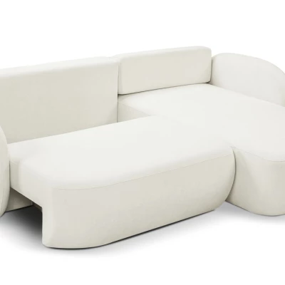 Schlafsofa mit Stauraum COBOURG 1 – cremefarben, rechte Ecke