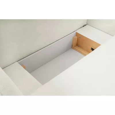 Schlafsofa mit Stauraum COBOURG 1 – cremefarben, rechte Ecke