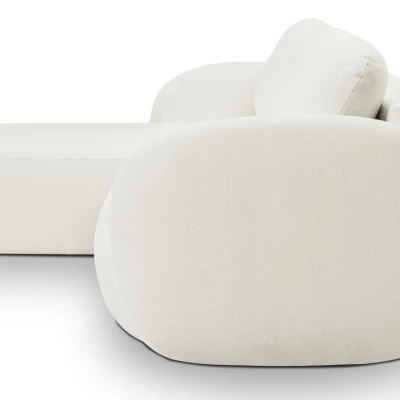 Schlafsofa mit Stauraum COBOURG 1 – cremefarben, linke Ecke