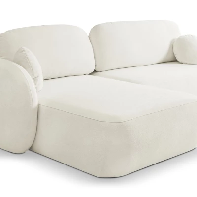 Schlafsofa mit Stauraum COBOURG 1 – cremefarben, linke Ecke