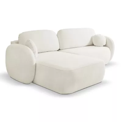 Schlafsofa mit Stauraum COBOURG 1 – cremefarben, linke Ecke