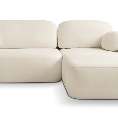 Schlafsofa mit Stauraum COBOURG 1 – ecru, rechte Ecke