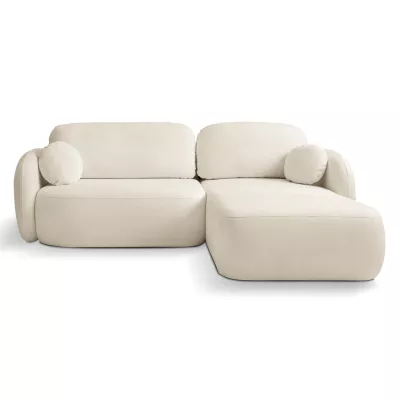 Schlafsofa mit Stauraum COBOURG 1 – ecru, rechte Ecke