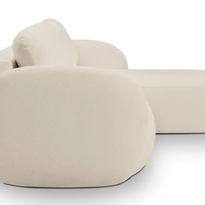 Schlafsofa mit Stauraum COBOURG 1 – ecru, rechte Ecke