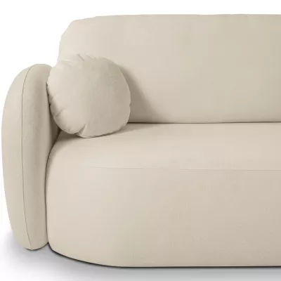 Schlafsofa mit Stauraum COBOURG 1 – ecru, rechte Ecke
