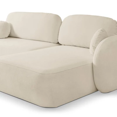 Schlafsofa mit Stauraum COBOURG 1 – ecru, rechte Ecke