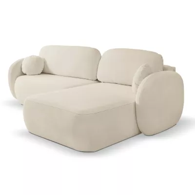Schlafsofa mit Stauraum COBOURG 1 – ecru, rechte Ecke