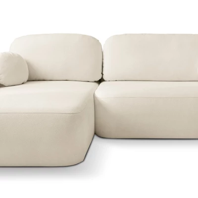 Schlafsofa mit Stauraum COBOURG 1 – ecru, linke Ecke