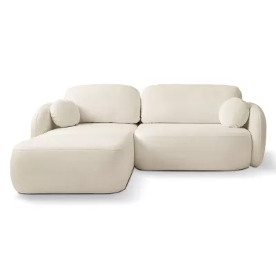 Schlafsofa mit Stauraum COBOURG 1 – ecru, linke Ecke