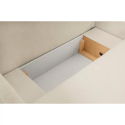 Schlafsofa mit Stauraum COBOURG 1 – ecru, linke Ecke