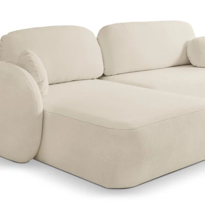 Schlafsofa mit Stauraum COBOURG 1 – ecru, linke Ecke