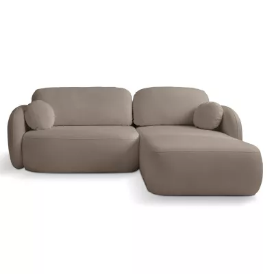 Schlafsofa mit Stauraum COBOURG 1 - Latte, rechte Ecke