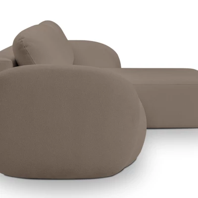 Schlafsofa mit Stauraum COBOURG 1 - Latte, rechte Ecke