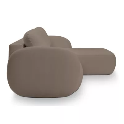 Schlafsofa mit Stauraum COBOURG 1 - Latte, rechte Ecke