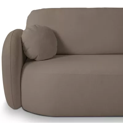 Schlafsofa mit Stauraum COBOURG 1 - Latte, rechte Ecke