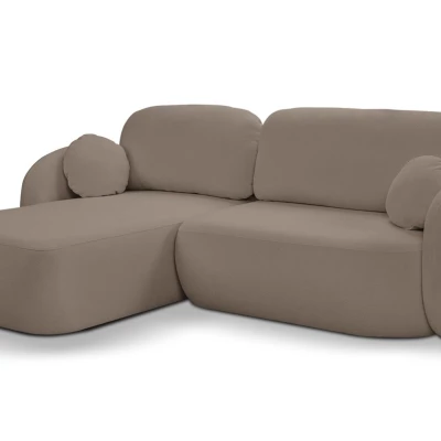 Schlafsofa mit Stauraum COBOURG 1 - Latte, linke Ecke