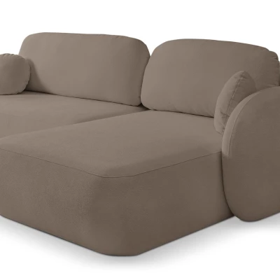 Schlafsofa mit Stauraum COBOURG 1 - Latte, rechte Ecke