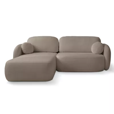 Schlafsofa mit Stauraum COBOURG 1 - Latte, linke Ecke