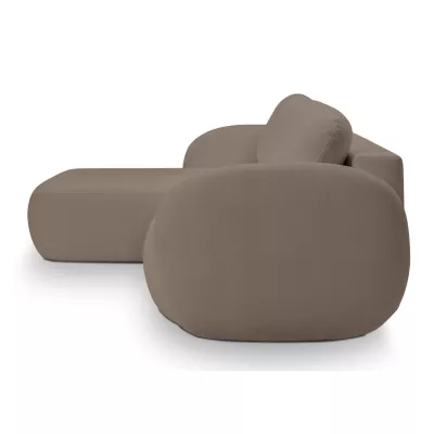 Schlafsofa mit Stauraum COBOURG 1 - Latte, linke Ecke