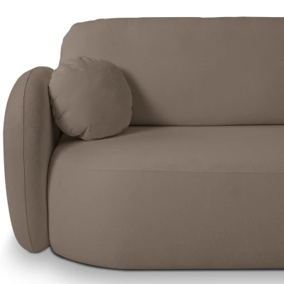 Schlafsofa mit Stauraum COBOURG 1 - Latte, linke Ecke