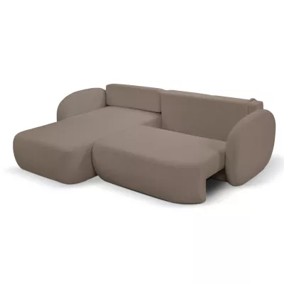Schlafsofa mit Stauraum COBOURG 1 - Latte, linke Ecke
