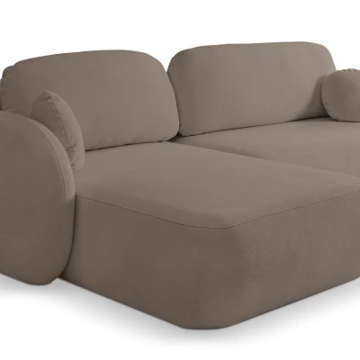 Schlafsofa mit Stauraum COBOURG 1 - Latte, linke Ecke