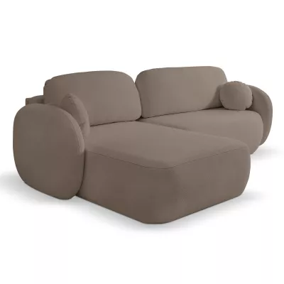 Schlafsofa mit Stauraum COBOURG 1 - Latte, linke Ecke