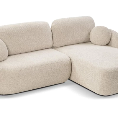 Schlafsofa mit Stauraum COBOURG 1 – hellbeige, rechte Ecke