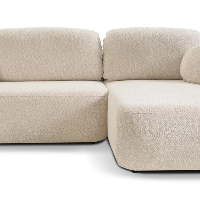 Schlafsofa mit Stauraum COBOURG 1 – hellbeige, rechte Ecke