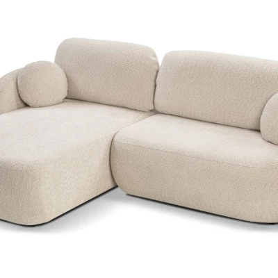 Schlafsofa mit Stauraum COBOURG 1 – hellbeige, linke Ecke