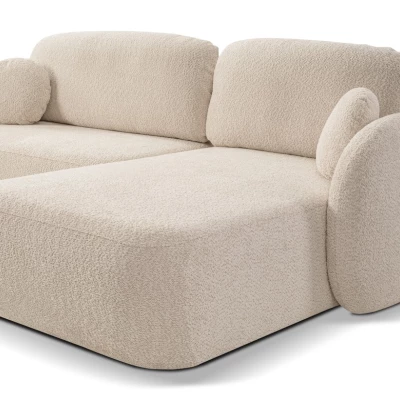 Schlafsofa mit Stauraum COBOURG 1 – hellbeige, rechte Ecke