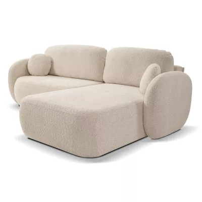 Schlafsofa mit Stauraum COBOURG 1 – hellbeige, rechte Ecke