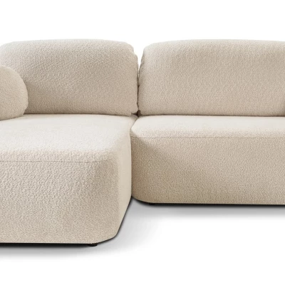 Schlafsofa mit Stauraum COBOURG 1 – hellbeige, linke Ecke