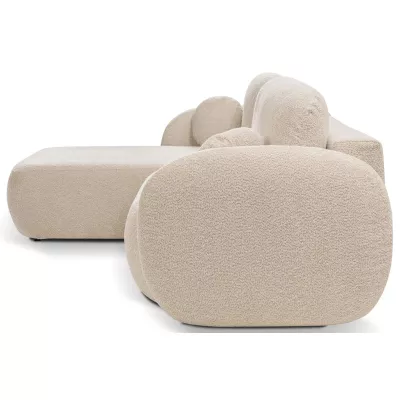 Schlafsofa mit Stauraum COBOURG 1 – hellbeige, linke Ecke