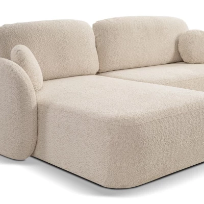 Schlafsofa mit Stauraum COBOURG 1 – hellbeige, linke Ecke