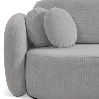 Schlafsofa mit Stauraum COBOURG 1 - hellgrau 1, linke Ecke