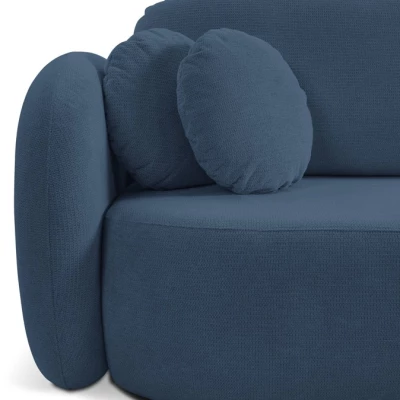 Schlafsofa mit Stauraum COBOURG 1 - blau, rechte Ecke