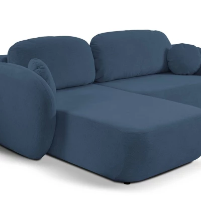 Schlafsofa mit Stauraum COBOURG 1 - blau, linke Ecke