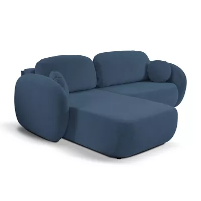 Schlafsofa mit Stauraum COBOURG 1 - blau, linke Ecke