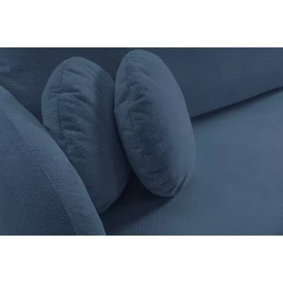 Schlafsofa mit Stauraum COBOURG 1 - blau, linke Ecke