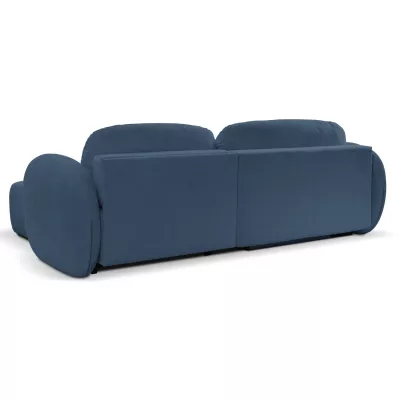 Schlafsofa mit Stauraum COBOURG 1 - blau, linke Ecke
