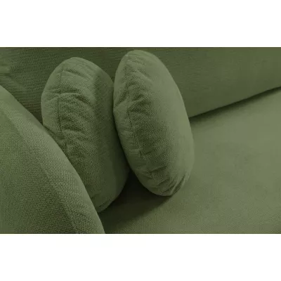 Schlafsofa mit Stauraum COBOURG 1 – dunkelgrün, rechte Ecke