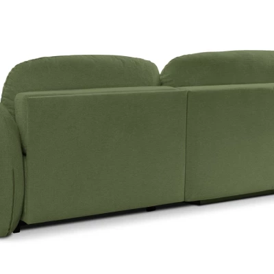 Schlafsofa mit Stauraum COBOURG 1 – dunkelgrün, rechte Ecke