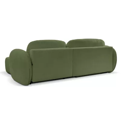 Schlafsofa mit Stauraum COBOURG 1 – dunkelgrün, linke Ecke