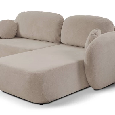 Schlafsofa mit Stauraum COBOURG 1 – beige, rechte Ecke