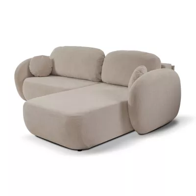 Schlafsofa mit Stauraum COBOURG 1 – beige, rechte Ecke