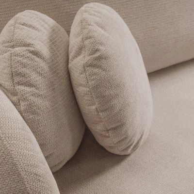 Schlafsofa mit Stauraum COBOURG 1 – beige, rechte Ecke