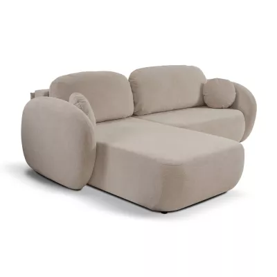 Schlafsofa mit Stauraum COBOURG 1 – beige, linke Ecke